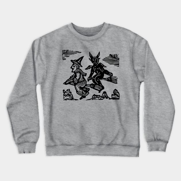 Night Ride (Black Ink Version) Crewneck Sweatshirt by LaForma